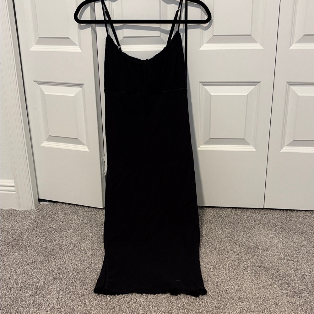 Wild Fable Black Midi Dress